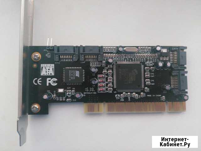 Контроллер PCI - SATA 4 port Рубцовск - изображение 1