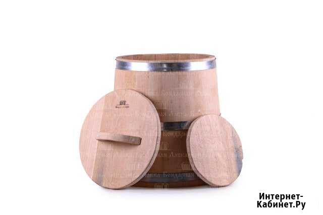 Бочка дубовая для засолки 25 литров Краснодар - изображение 1