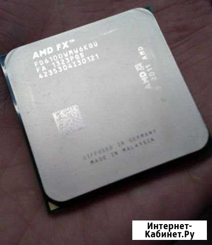 AMD FX 6100, процессор, 3,3-3,9 Ггц, 6 ядер б/у Ивантеевка - изображение 1