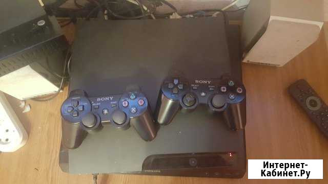 Sony Ps3 slim 320 gb взломанная Петушки - изображение 1