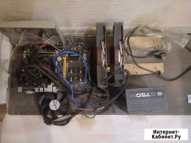 Продам ферму 2xGTX1070 Ангарск - изображение 1
