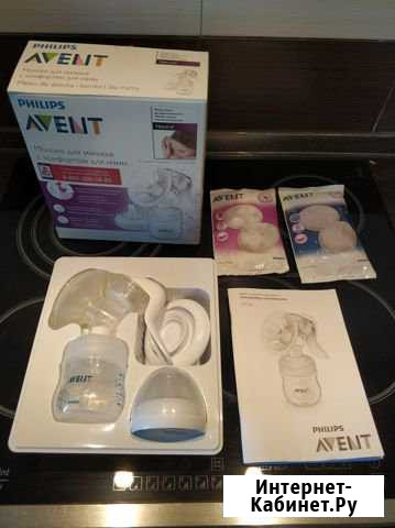 Молокоотсос Philips Avent + бутылочки в подарок Омск - изображение 1