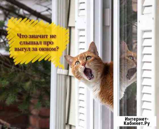 Сетка анти-кошка (выгул за окном) Сочи