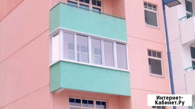Балкон пластиковый 3 метра Г-образный с монтажом Екатеринбург - изображение 1