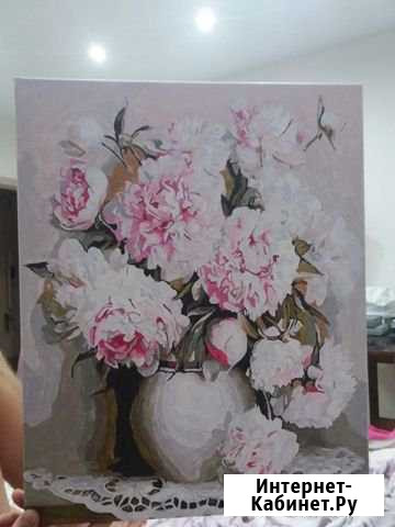 Картина по номерам Пионы Владимир - изображение 1