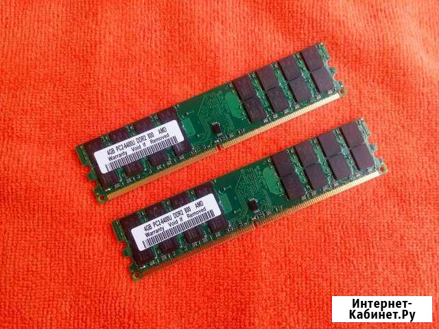 DDR2 - 800 Mhz 4Gb одной планкой Таганрог - изображение 1