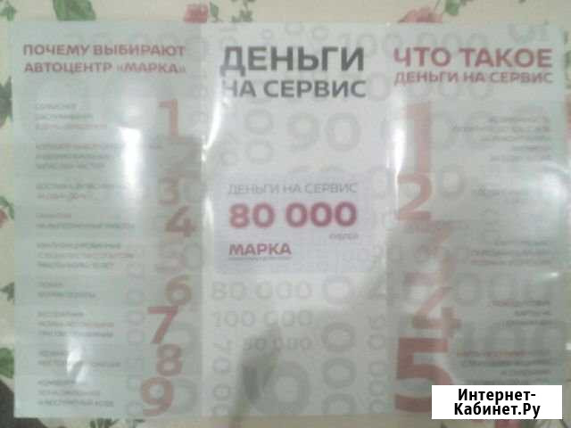 Карта на сервис Вологда - изображение 1