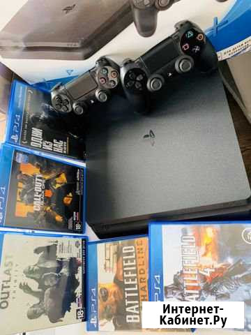 Sony PS4 2 геймпада и много игр Обнинск - изображение 1