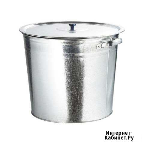 Бак для воды оцинкованный с крышкой 20/32л Чита - изображение 1