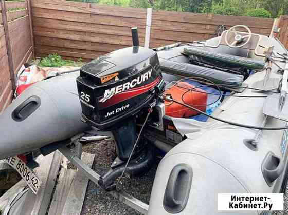Продам лодку Solar 400 Мотор Mercury Jet Drive 25 Новокузнецк