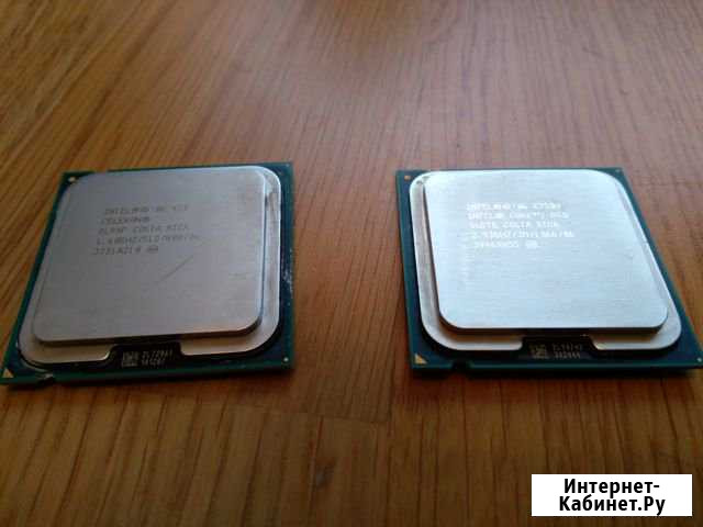 Intel Core 2 DUO E7500 и Intel Celeron 420 Волхов - изображение 1