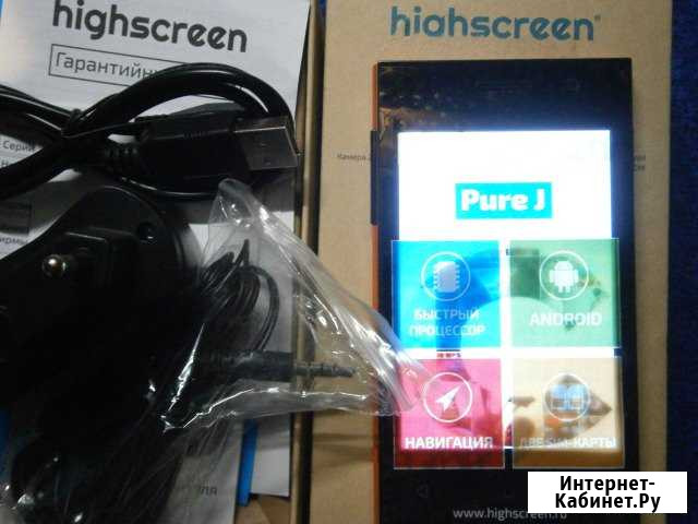 Highscreen pure J orange 3G 2sim новый Ростов-на-Дону - изображение 1