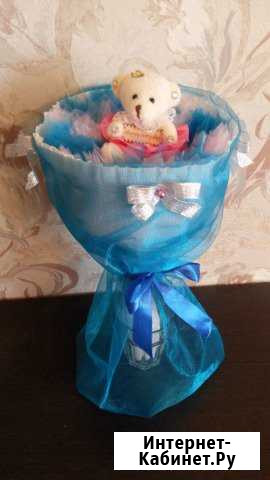 Букетик с мишкой Махачкала - изображение 1
