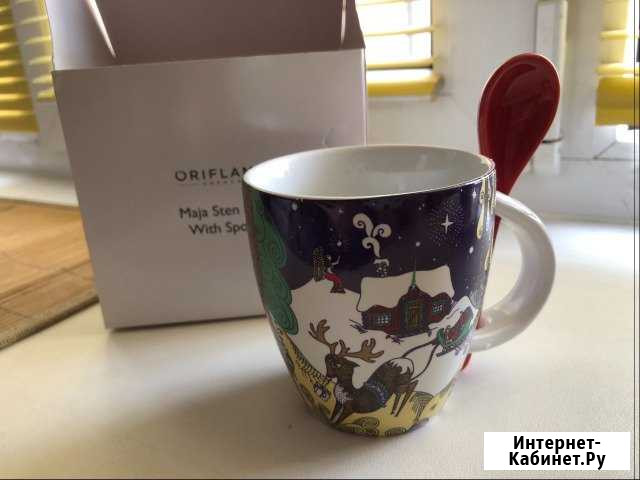 Кружка + ложка. Керамика Астрахань - изображение 1