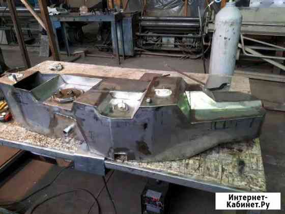 Топливный бак из нержавейки на Pajero 4 2008 года Братск