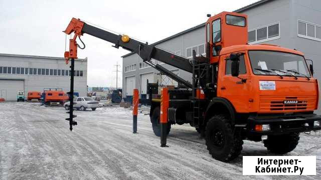 Аренда ямобура. Услуги ямобура. Установка опор лэп Уфа - изображение 1