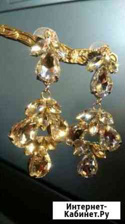 Свадебные, вечерние серьги Самара