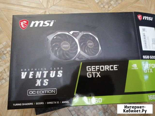 Msi gtx 1660 ventus xs 6gb Иваново - изображение 1