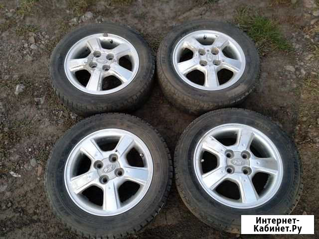 Bridgestone (липучка) 175) 65 R14 на литьё 4*100 Новокузнецк - изображение 1