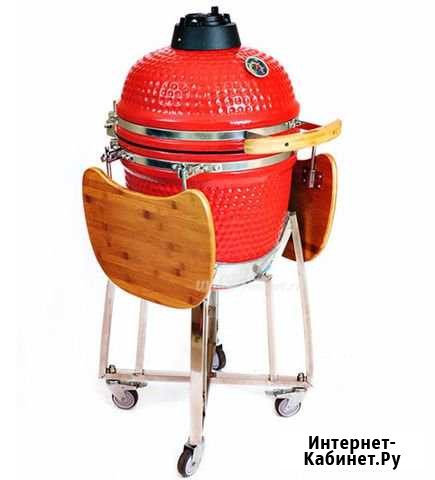 Керамический гриль Kamado 21 Дюймов Керамический Красноярск - изображение 1