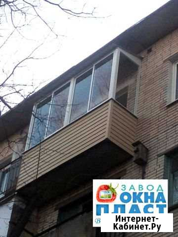 Балкон под ключ 3550*2400*250 Омск - изображение 1