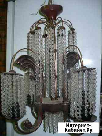 Люстра хрустальная Тверь