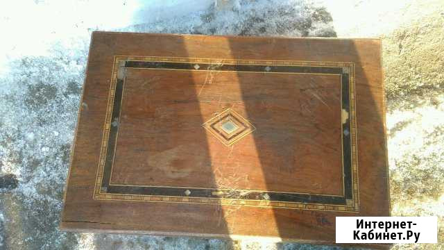 Шкатулка дерево 19век Рыбинск - изображение 1