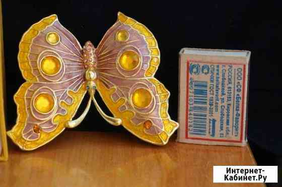 Металлическая шкатулка Бабочка Томск
