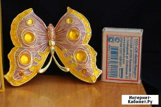 Металлическая шкатулка Бабочка Томск - изображение 1