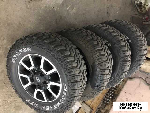 Колеса Тундра Шины Cooper discoverer STT 285/65r18 Магас - изображение 1
