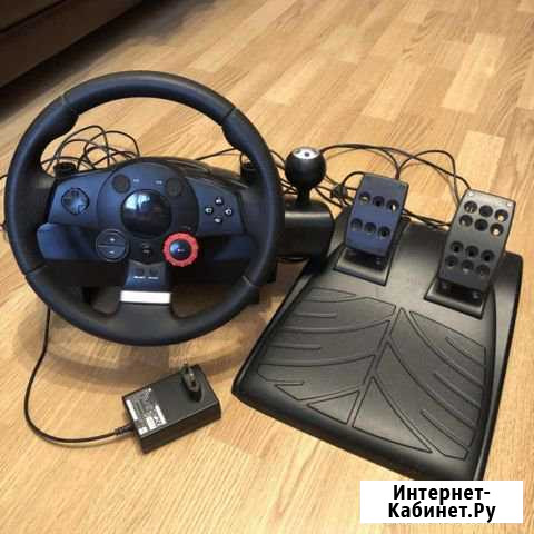 Игровой руль logitech driving force gt Прокопьевск - изображение 1