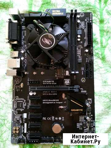 Материнская плата gigabyte GA-h110-D3A Белово - изображение 1
