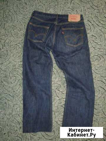 Джинсы Levis 501 -W34-L32.Б/у Вилючинск - изображение 1