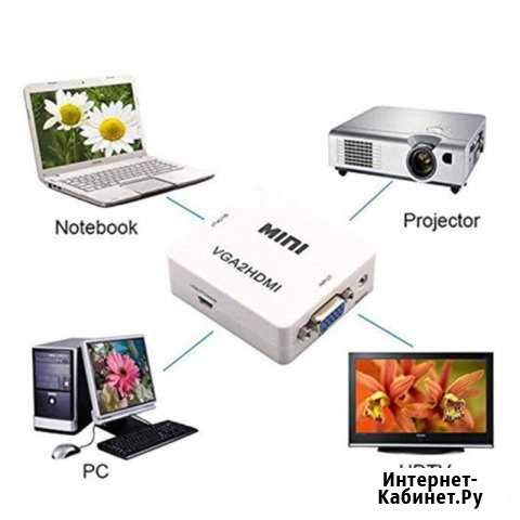 Конвертеры VGA в hdmi (VGA2hdmi) и hdmi2VGA Приволжский - изображение 1