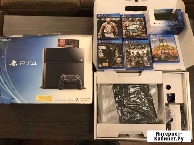 Sony PS4, два геймпада, 5 игр Новосибирск - изображение 1