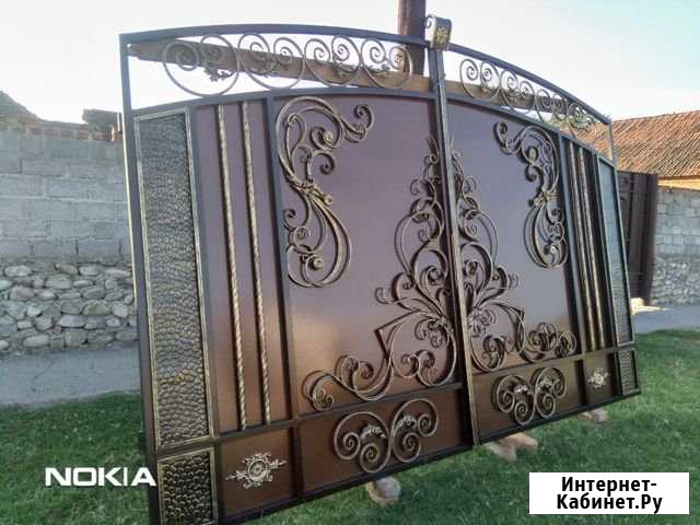 Ворота кованые Анзорей - изображение 1