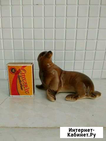 Статуэтка Морской лев фауна фарфор Тюмень - изображение 1