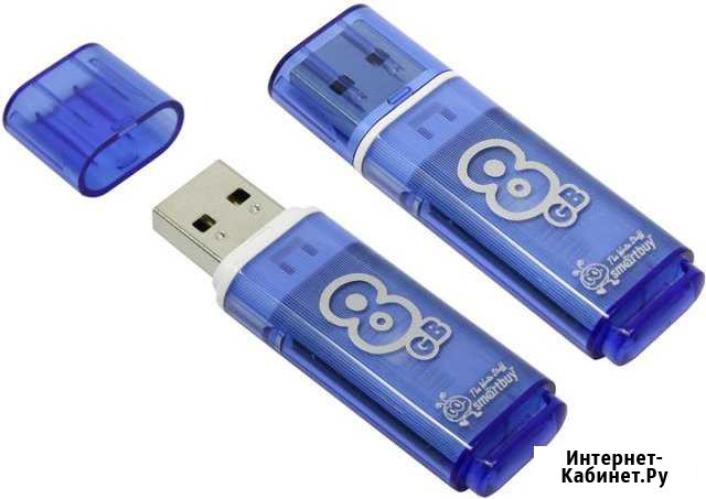 Флеш накопитель USB 2.0 синий 8GB Smartbuy Новосибирск - изображение 1
