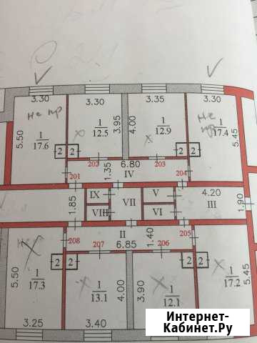 Комната 13 кв.м. в 1-к, 4/5 эт. Кемерово - изображение 1