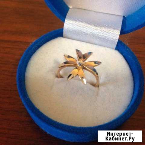 Кольцо золотое р17 Новоалтайск - изображение 1