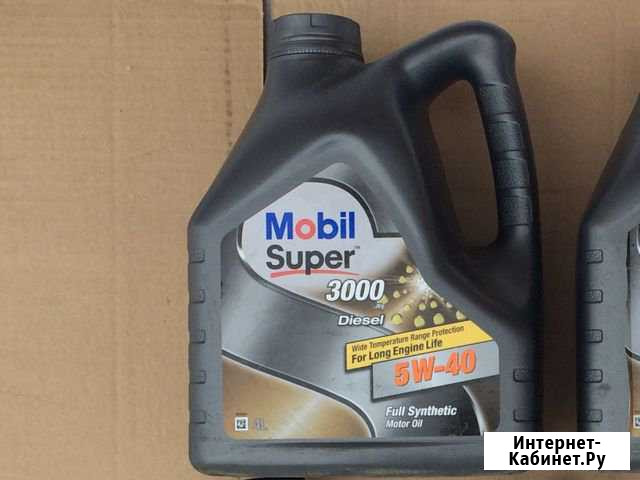 Моторное масло Mobil Super 3000 X1 Diesel 5W-40 4л Воронеж - изображение 1