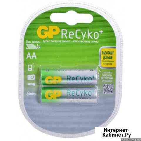 Новые аккумуляторы: GP Recyko (AA, 2000mAh, 2 шт.) Томск