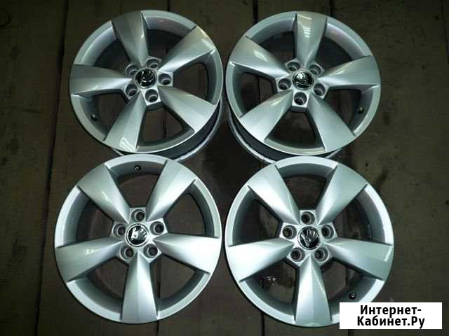 Диски оригинал Carme Skoda Rapid R15 5x100 Пенза - изображение 1
