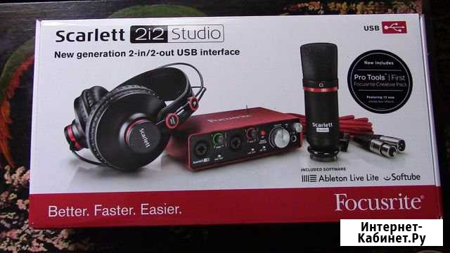 Focusrite Scarlett 2i2 Studio 2gen Мурино - изображение 1
