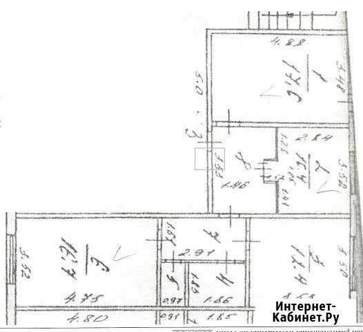 3-к квартира, 72.7 кв.м., 1/2 эт. Лабытнанги - изображение 1