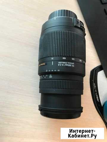 Sigma AF 70-300 mm F/4-5.6 DG OS Nikon F Юрга - изображение 1