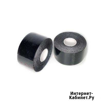 Кинезио тейп черный 3,8 см Томск - изображение 1
