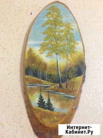 Пано на срезе дерева Саратов - изображение 1