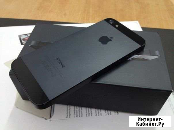 iPhone 5 16gb black (новый) Рязань - изображение 1