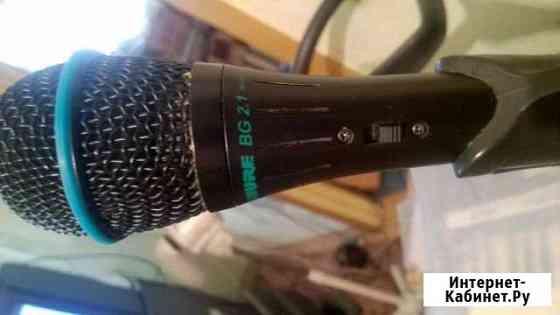 Микрофон Shure BG 2.1 капсюль от Shure 58 не китай Норильск